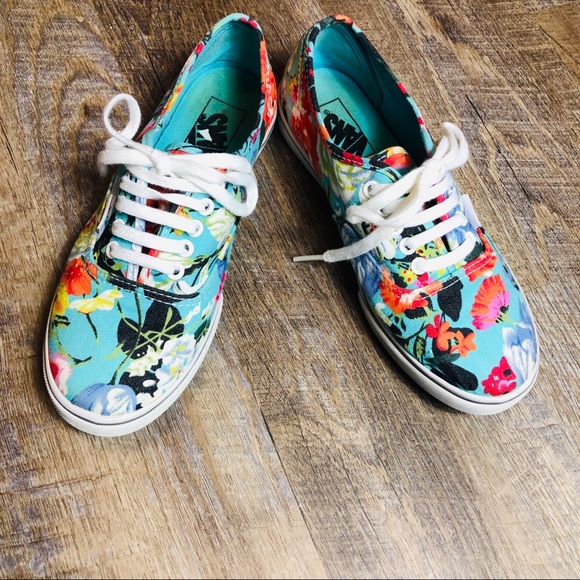 turquoise vans lo pro